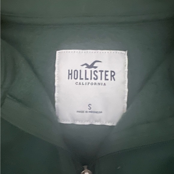 green 1/4 zip crewneck - Picture 2 of 3